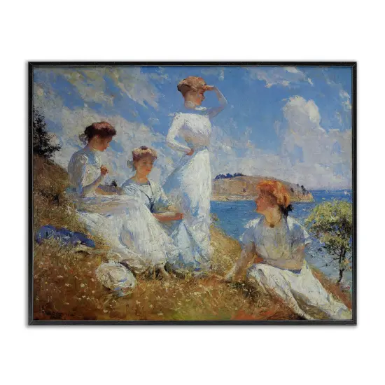 Stupell Industries Ladies on Shore Classic Painting Framed Giclee By Marcus Jules {7}