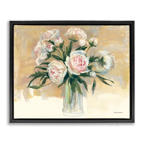 Stupell Industries Contemporary Peony Bouquet Floating Frame By Carol Rowan {7}