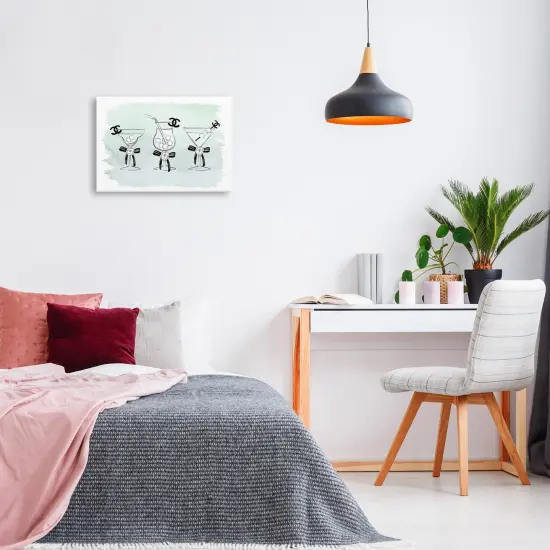 Stupell Industries Classy Fashion Brand Drinks Canvas By Martina Pavlova {2}