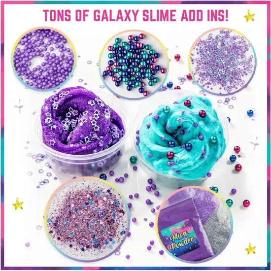 Cosmic Cloud Slime Kit with Slime Glitter and Inks {5}