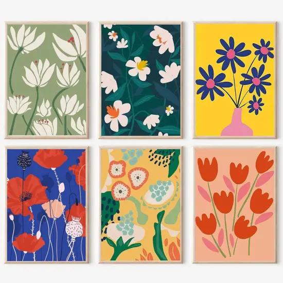 6 Pack Paint by Numbers for Kids and Adults {1}