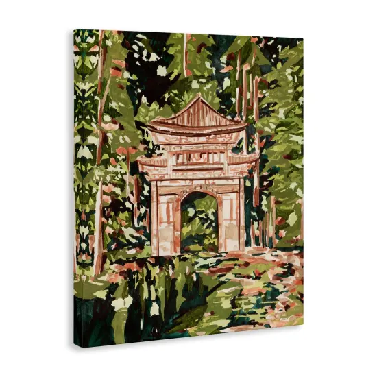 Stupell Industries Botanical Veiled Gate Canvas By Melissa Wang {3}