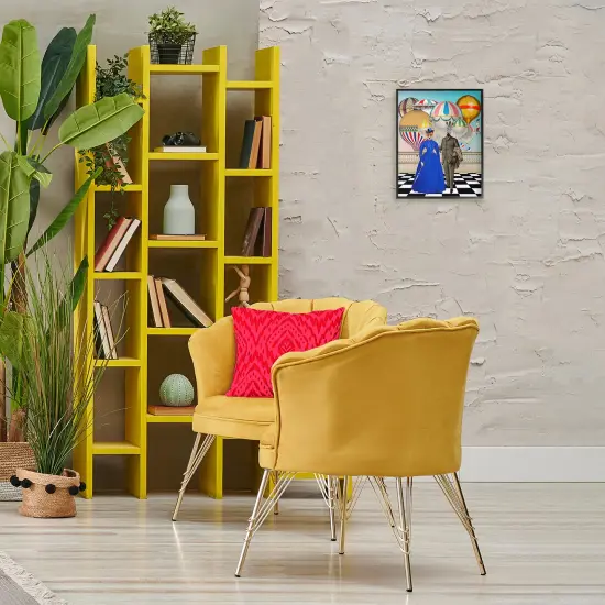 Stupell Industries Animal Couple with Hot Air Balloons Framed Giclee By Erika C. Brothers {8}