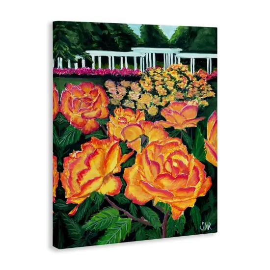 Stupell Industries Rose Garden In Bloom Canvas By Sarah Waldron Kimball {3}