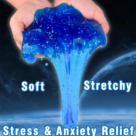 24 Pack Blue Galaxy Slimes {3}