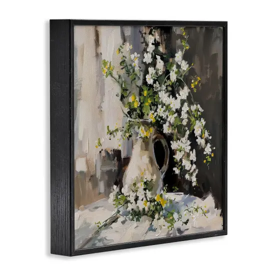 Stupell Industries Late Sun on Floral Still Life Framed Giclee By Walker Noble {3}
