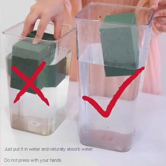 5.5"L x 3.1"W x 1.7"H 6 Pcs Floral Foam Blocks Green Dry & Wet {4}