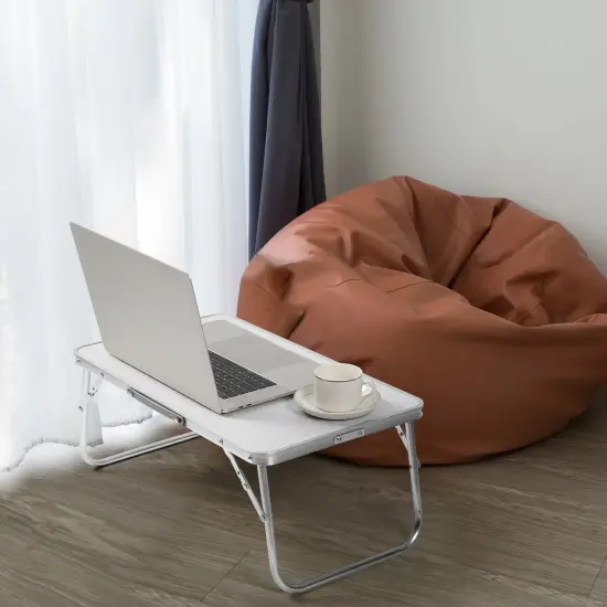 Large Desktop Foldable Table for Portable Workspace {4}