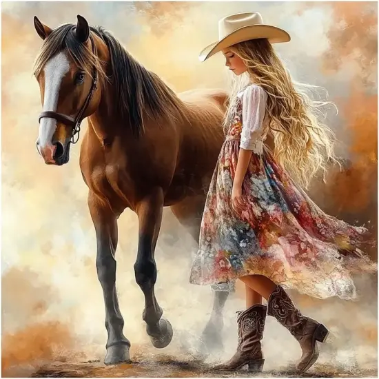 Large 5D DIY Sunset Diamond Painting Kits for Adults {1}