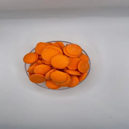 2.5lb Merckens Orange Chocolate Candy Melts for Dipping Coating Drizzling Baking and Decorating {1}