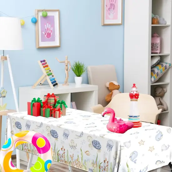 3Pcs Ocean Tablecloth Decoration Under The Sea {4}