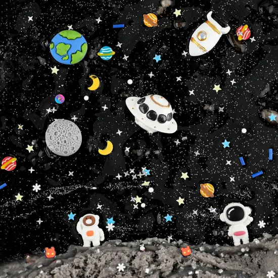 6 Packs Galaxy Slime Kit with Charms & Add-ins - 360ml (Galaxy) {2}