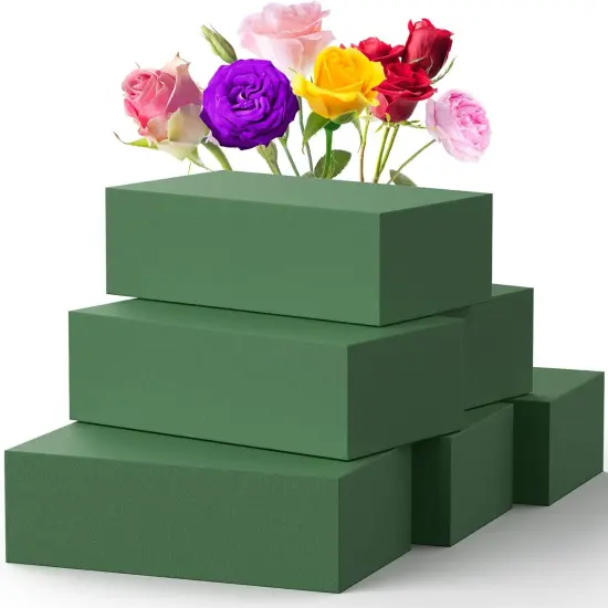 6 Pack Floral Flower Foam Blocks {1}