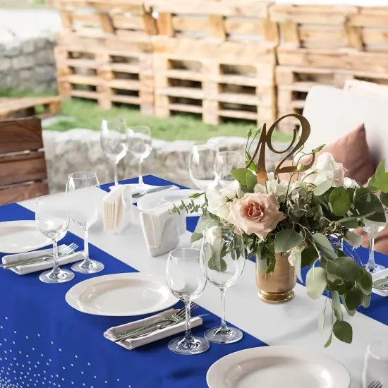 8Pack Disposable Plastic Tablecloths {5}