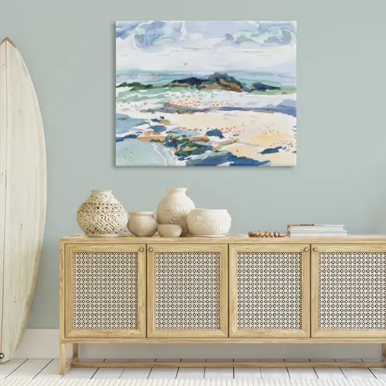 Stupell Industries Shoreline Dreams Abstraction Canvas By Melissa Wang {2}