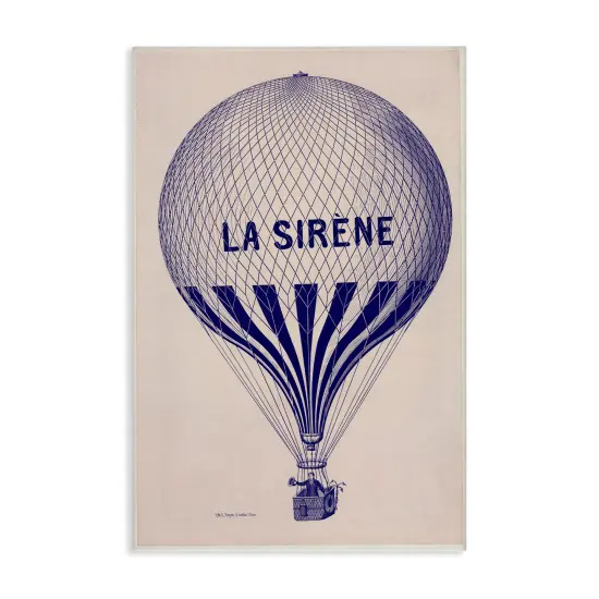 Stupell Industries Vintage Hot Air Balloon Canvas By Marcus Jules {1}