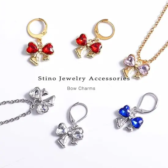 40Pcs Paired Crystal Pendants Charms for Jewelry Making Supplies {3}