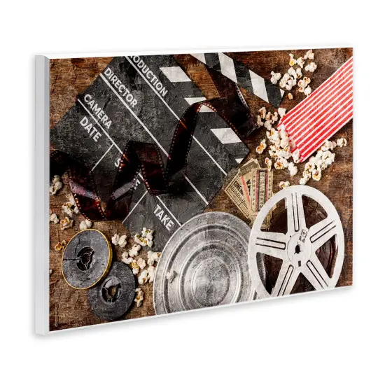 Stupell Industries Movie Theater Still Life Wall Plaque By Kim Allen {3}