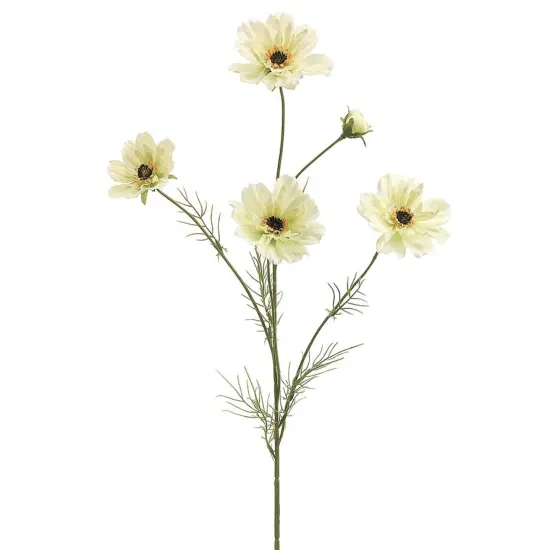Allstate Artificial Cosmos Floral Spray - 32" - Cream Ivory {1}