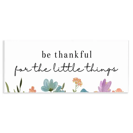 Stupell Industries Thankful For Little Things Wall Plaque By Katie Griggs {1}