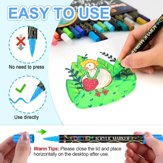 24 Colors Acrylic Paint Markers {3}