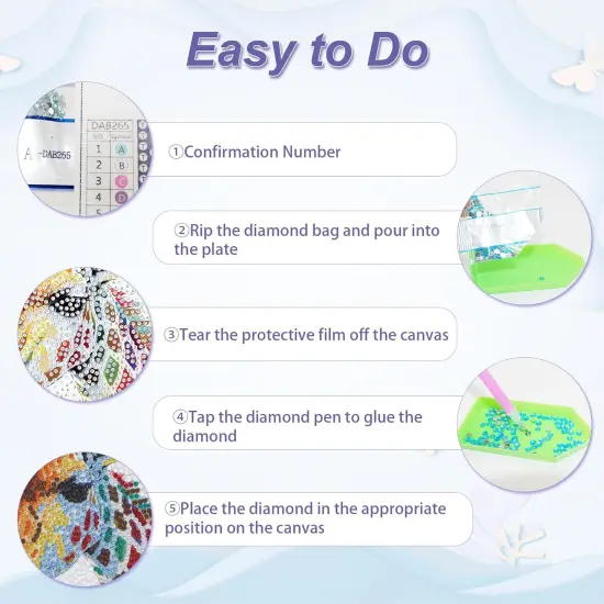 Animal Diamond Painting Art Kit for Kids {4}