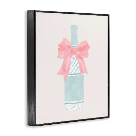 Stupell Industries Zebra Striped Champagne Bottle Framed Giclee By Natalie Carpentieri {9}