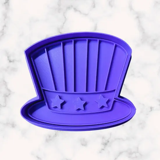 4th of July Firework, Glasses, Top Hat, Rocket, Cookie CutterStamp {5}