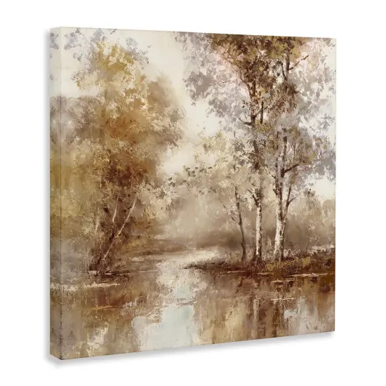 Stupell Industries Dappled Forest Scenery Canvas By T.C. Chiu {3}