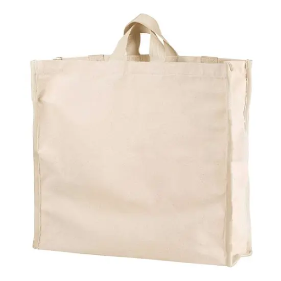 BAGedge&reg; 12 oz. Cotton Canvas Conference Hauler Duffel with Adjustable Straps and Velcro Tabs {6}