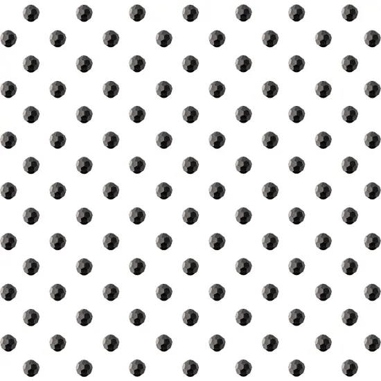 Preciosa 6mm Czech Glass Faceted Round Beads, 288pcs Jet {4}