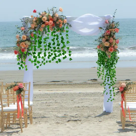 12 Pack 84Ft Fake Vines Fake Ivy Leaves Garland Greenery Hanging Plants(Green) {3}