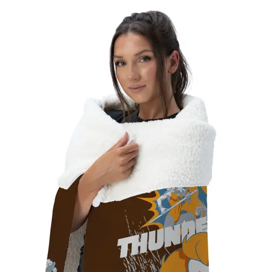 Warner Brothers Thundercats Silk Touch Sherpa Throw Blanket Thundercats hooo! {3}