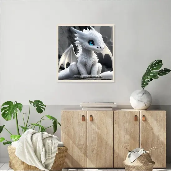 White Dragon Diamond Painting Kits {3}