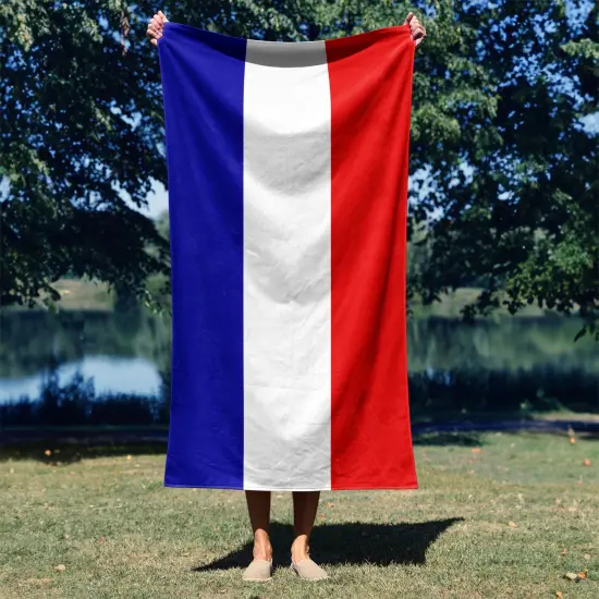 Country Flag Beach Towel France {3}