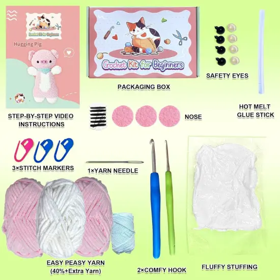 Crochet Kit for Beginners, Crochet Starter Kit {3}