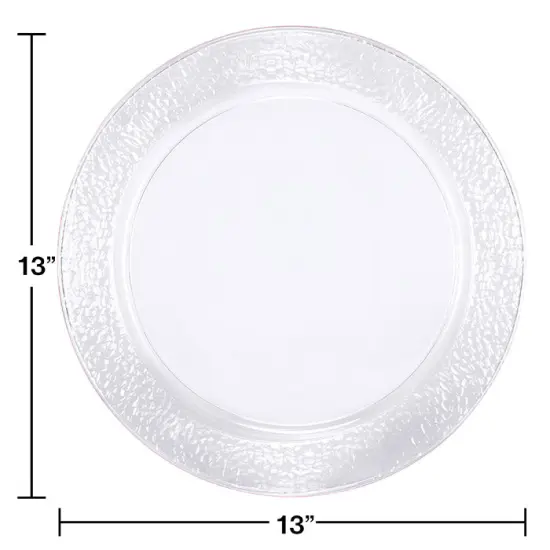 24 pc Bulk Clear Pebble Plastic Trays {2}