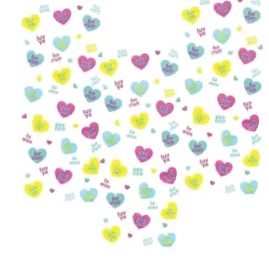 Large Conversation Heart Favor Bags 20 Pack {6}
