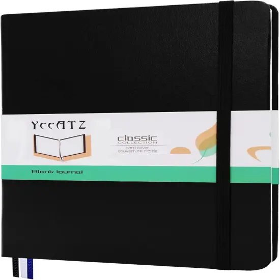 Hardcover Notebook Blank Journal Sketchbook for Drawing {1}