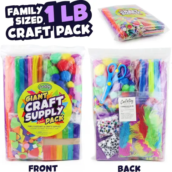 Arts and Crafts Supplies Kit for Kids {5}