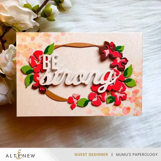 Be Strong Word Die Set {6}