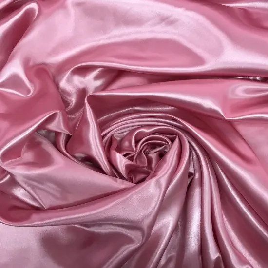 1 Yard Dusty Rose Medium Satin Fabric 100 Percent Polyester for Dresses Eveningwear and Decor 58/60 Inches Wide {1}