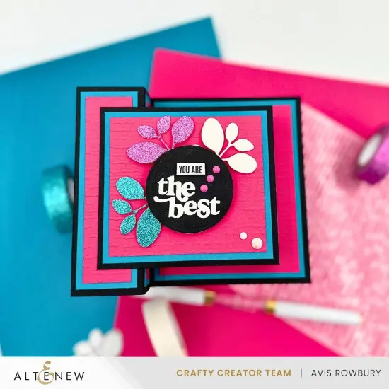 Crafty Necessities: Rubellite Cardstock (10 sheets/set) {3}