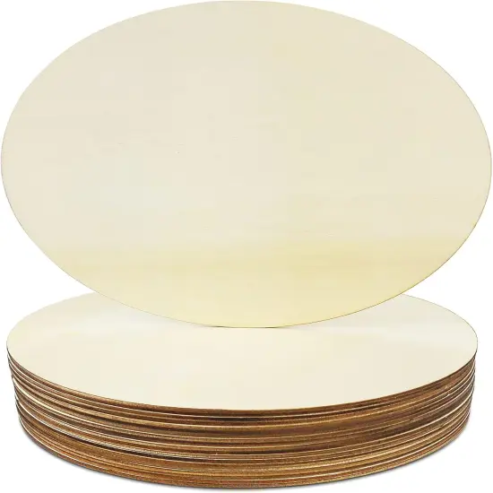 20Pcs 8 Inch Wood Rounds for Crafts, Unfinished Wood Circles {1}