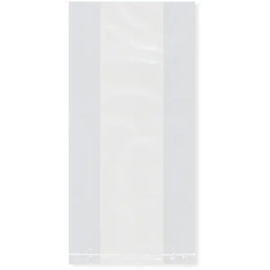 Plymor 4" x 2" x 8" (Pack of 100), 2 Mil Gusseted Plastic Bags {1}