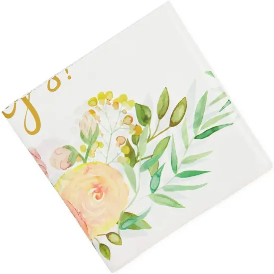 She Said Yes Table Covers for Bridal Showers (54 x 108 in., 3 Pack) White {6}