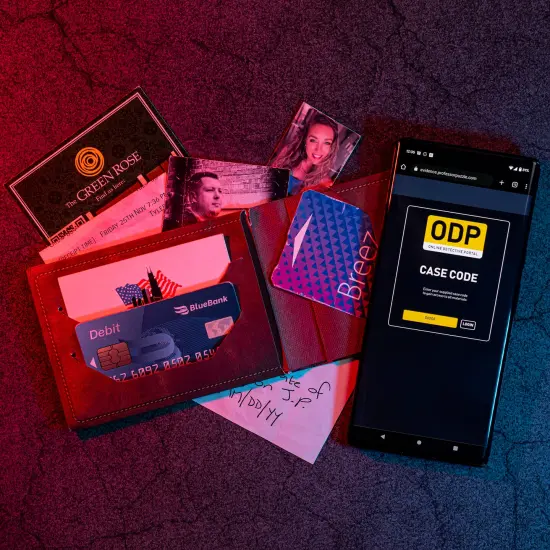 Professor Puzzle: Evidence: Hush Money - Unique Detective Crime-Solving Game, Chicago Murder Mystery, Physical-Online Evidence, Ages 14+, 1-4 Players {6}