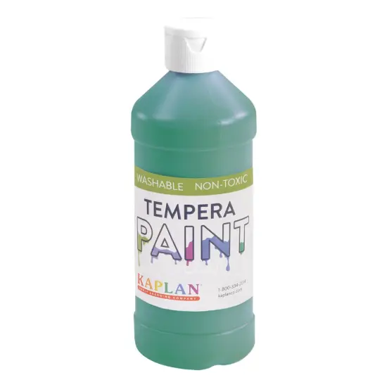 Kaplan Early Learning Company Kaplan Washable Tempera Paint - 16 oz - Set of 8 {5}