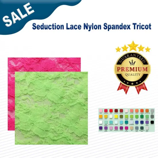 Seduction Lace Nylon Spandex Tricot Turquoise {2}