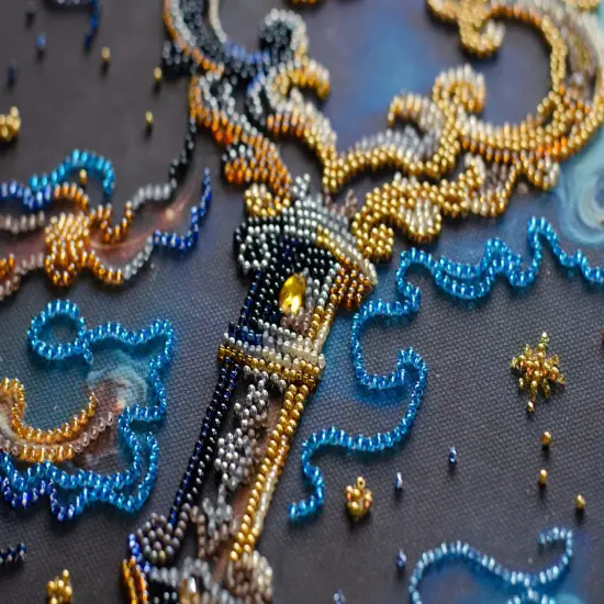 Bead Embroidery Kit - The key to happiness {2}